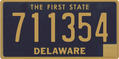 DE license plate 711354