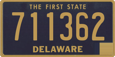 DE license plate 711362