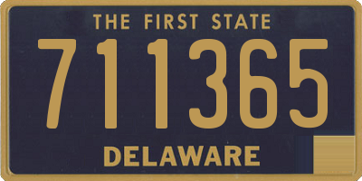 DE license plate 711365
