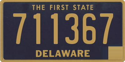 DE license plate 711367
