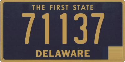 DE license plate 71137