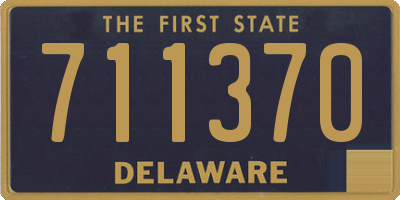 DE license plate 711370