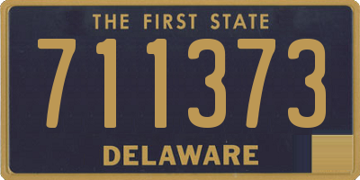 DE license plate 711373