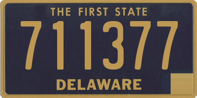 DE license plate 711377