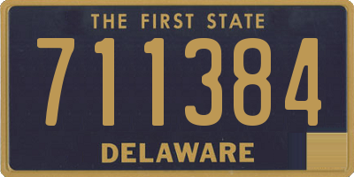 DE license plate 711384