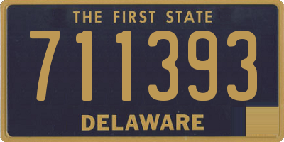 DE license plate 711393