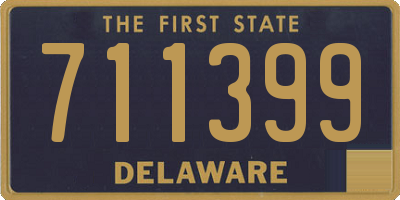 DE license plate 711399