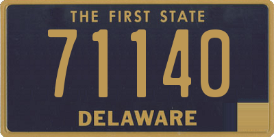 DE license plate 71140
