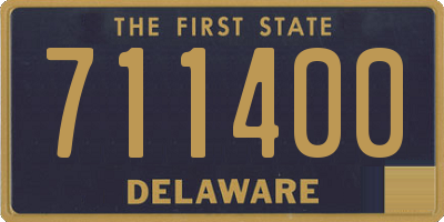 DE license plate 711400