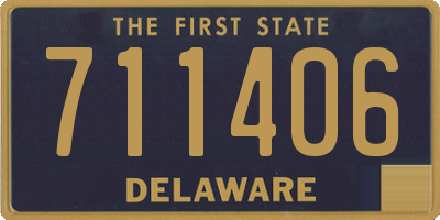 DE license plate 711406