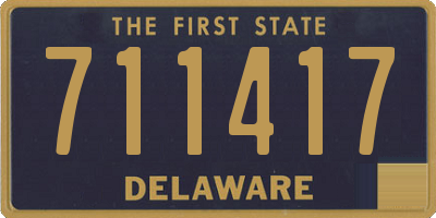 DE license plate 711417