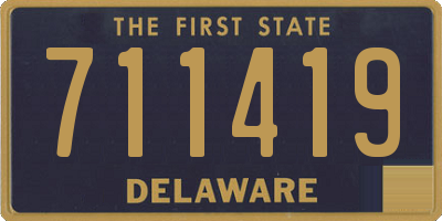 DE license plate 711419