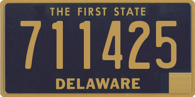 DE license plate 711425