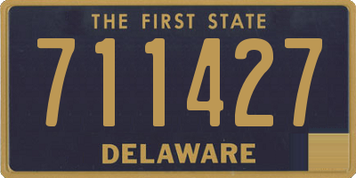 DE license plate 711427
