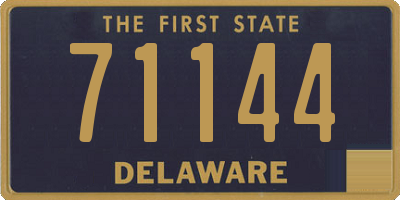 DE license plate 71144