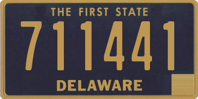 DE license plate 711441