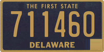 DE license plate 711460