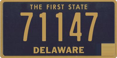 DE license plate 71147