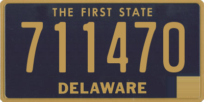 DE license plate 711470