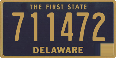 DE license plate 711472