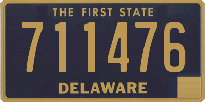DE license plate 711476