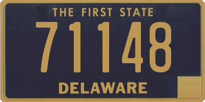 DE license plate 71148