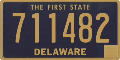DE license plate 711482
