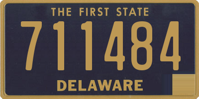 DE license plate 711484