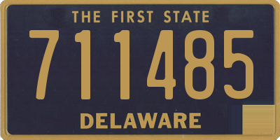 DE license plate 711485