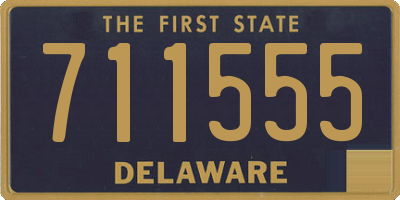 DE license plate 711555
