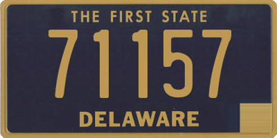 DE license plate 71157