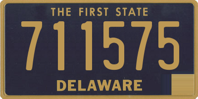 DE license plate 711575