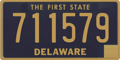 DE license plate 711579