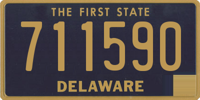 DE license plate 711590