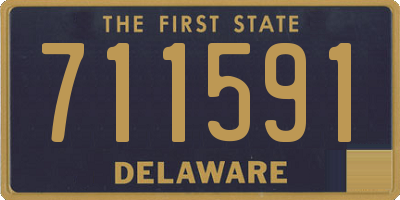 DE license plate 711591