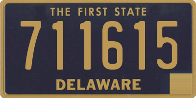 DE license plate 711615