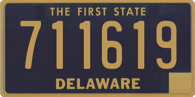 DE license plate 711619
