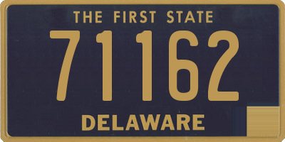 DE license plate 71162