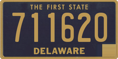 DE license plate 711620