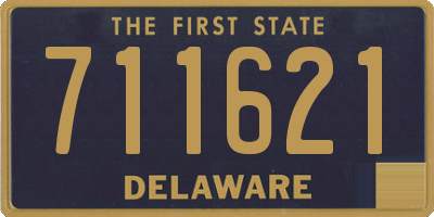 DE license plate 711621