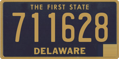 DE license plate 711628