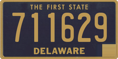 DE license plate 711629