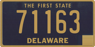 DE license plate 71163