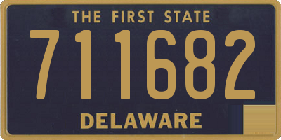 DE license plate 711682