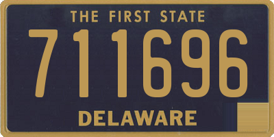 DE license plate 711696