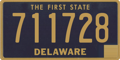DE license plate 711728