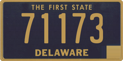 DE license plate 71173
