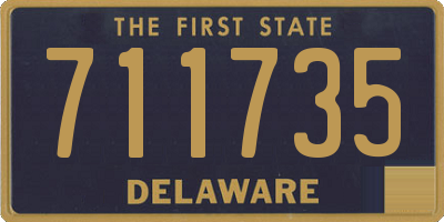 DE license plate 711735