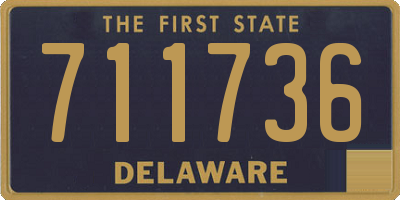DE license plate 711736