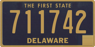 DE license plate 711742